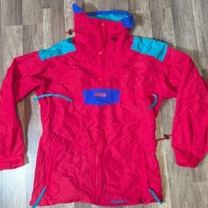 Vintage Columbia Men's Jacket Red Color Size M